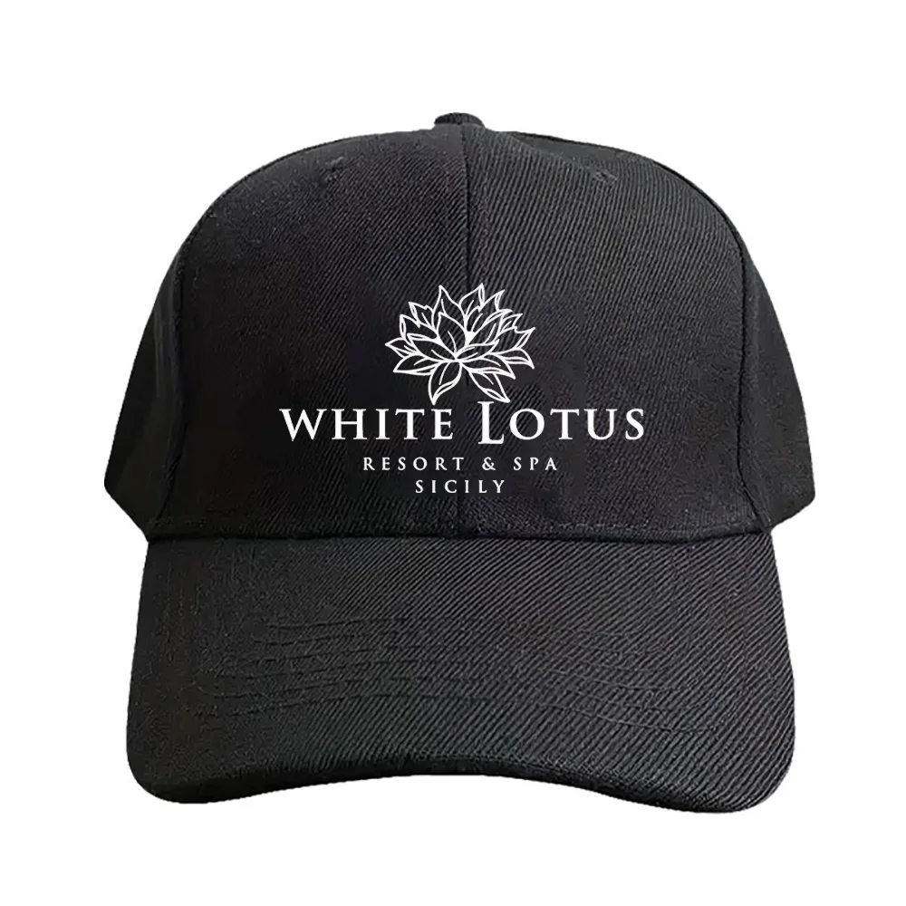 Gorra de Béisbol de Verano para Adultos The White Lotus, Ajustable, con Visera Curva, Protección Solar, Estilo Casual