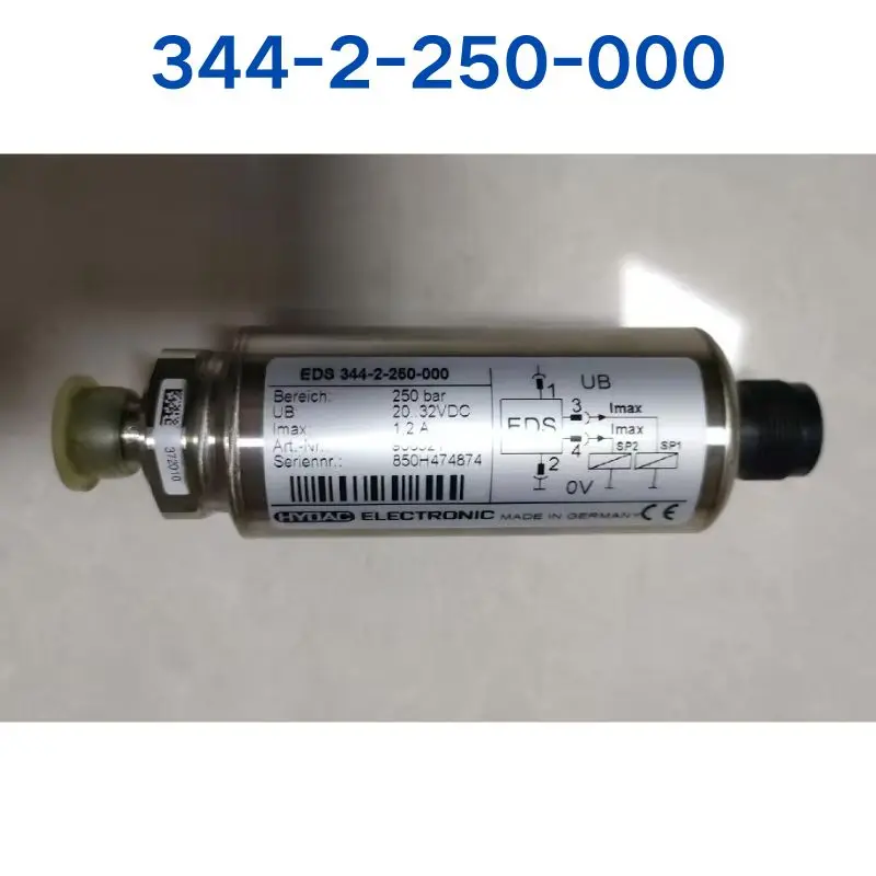 90%new for HYDAC Pressure sensor，EDS 344-2-250-000