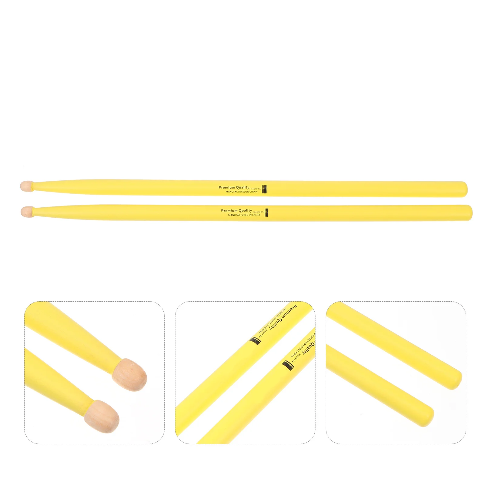 

4pcs Colorful Drumsticks Maple Wood Lightweight Non-Slip For Kids Beginners Percussion Instruments Stick Purple Drum Sticks