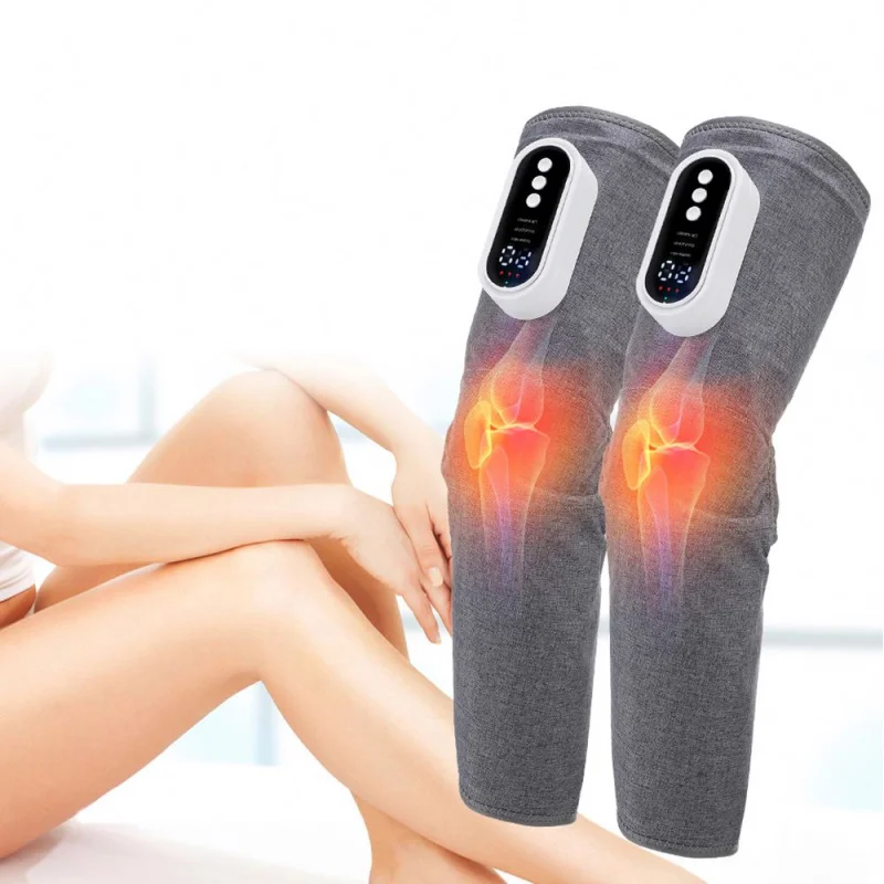 USB Rechargeable Air Compression Foot And Calf Electric Air Pressure Full Leg Massager Machine With Heat