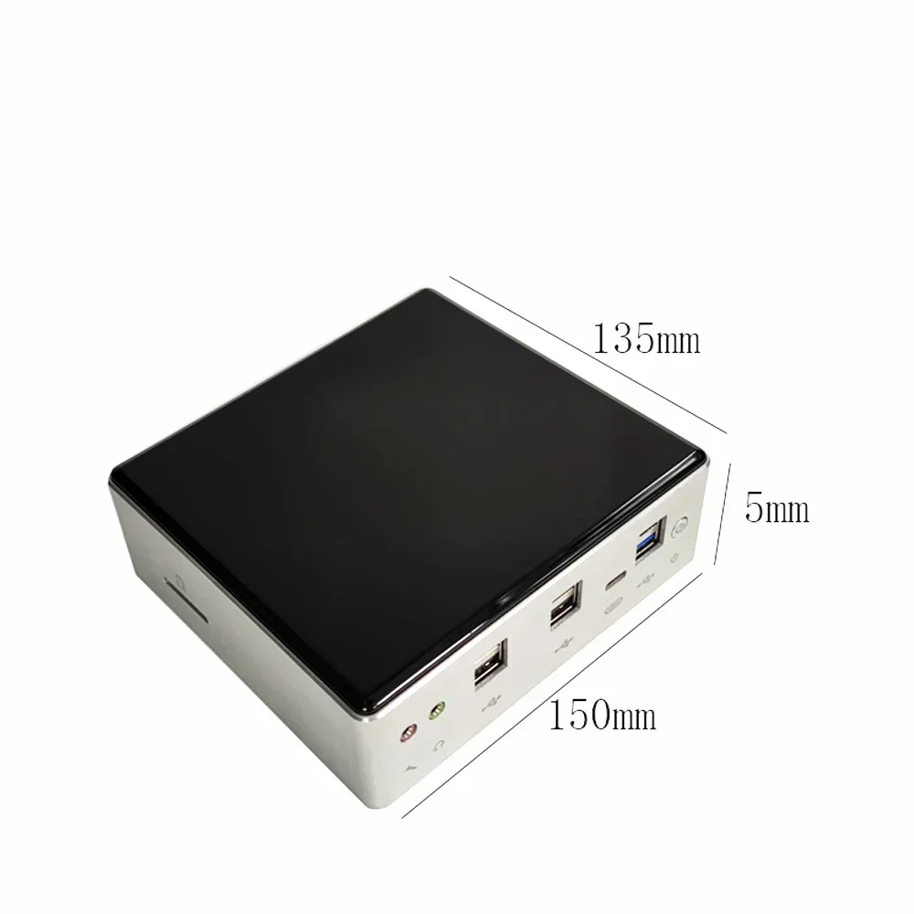 MeeGoPad high quality thin nuc factory direct desktop pc fan win10 DDR4 32GB  I7 8650U for business mini pc  barebone