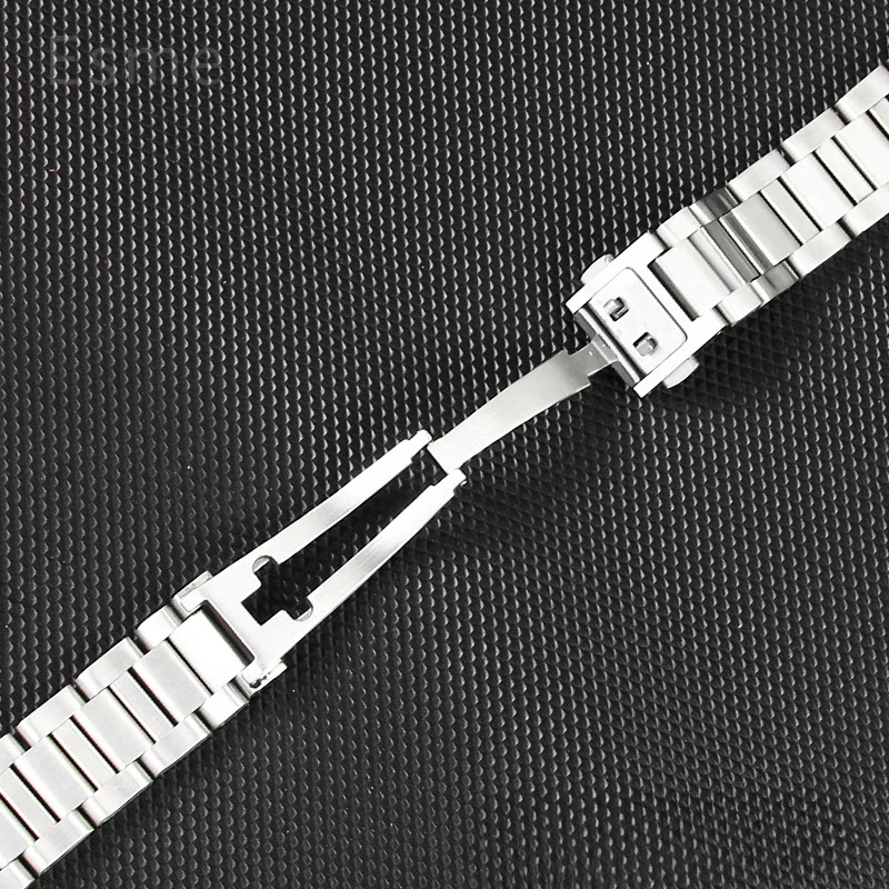 Pulseira de aço sólido finamente trabalhada, fivela dobrável para tag heuer carrera heritage monaco, à prova d'água, confortável, 22mm