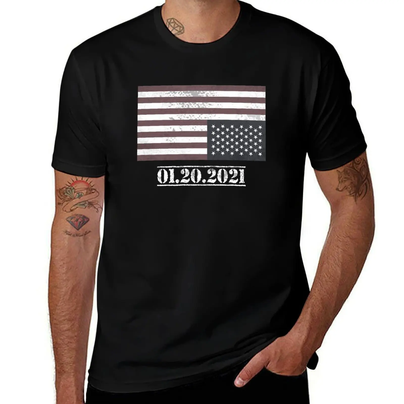 Anti Biden Inauguration Day 01.20.2021 T-Shirt blacks vintage clothes custom t shirt workout shirts for men