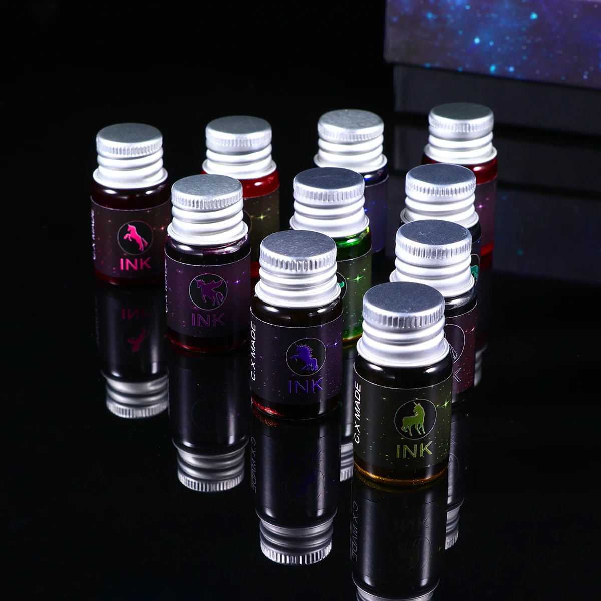 

Crystal Signature Pen Kit Glass Dip Set for Writing Essays Calligraphy Practice Unique Ink Gift Vintage Fashion Tools H made