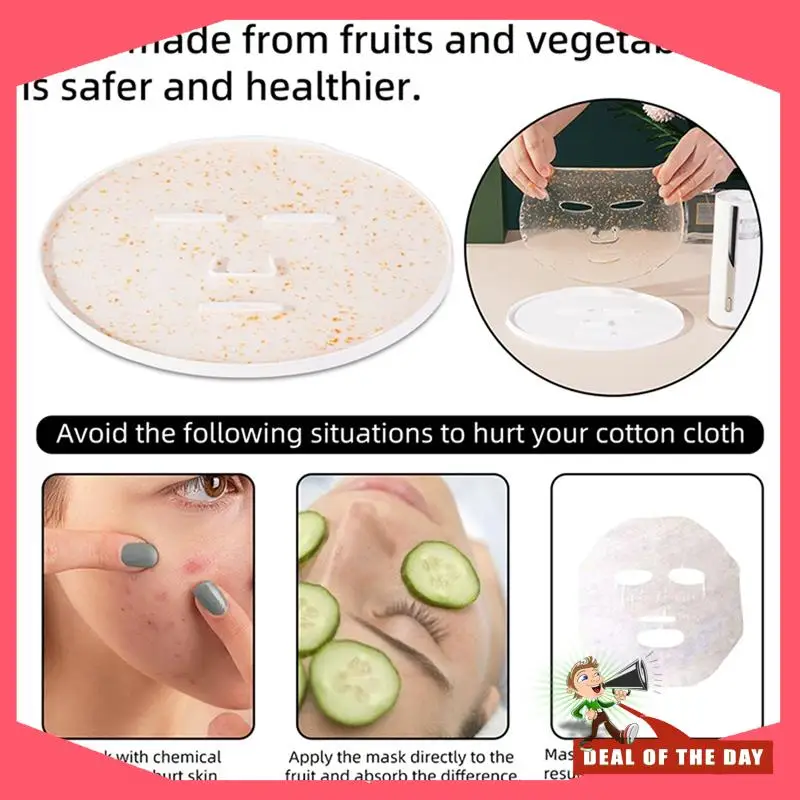 Máquina de máscara de frutas e vegetais, entrega em 24 horas, inteligente, caseira, colágeno vegetal natural, máscara de frutas, spa facial, beleza i