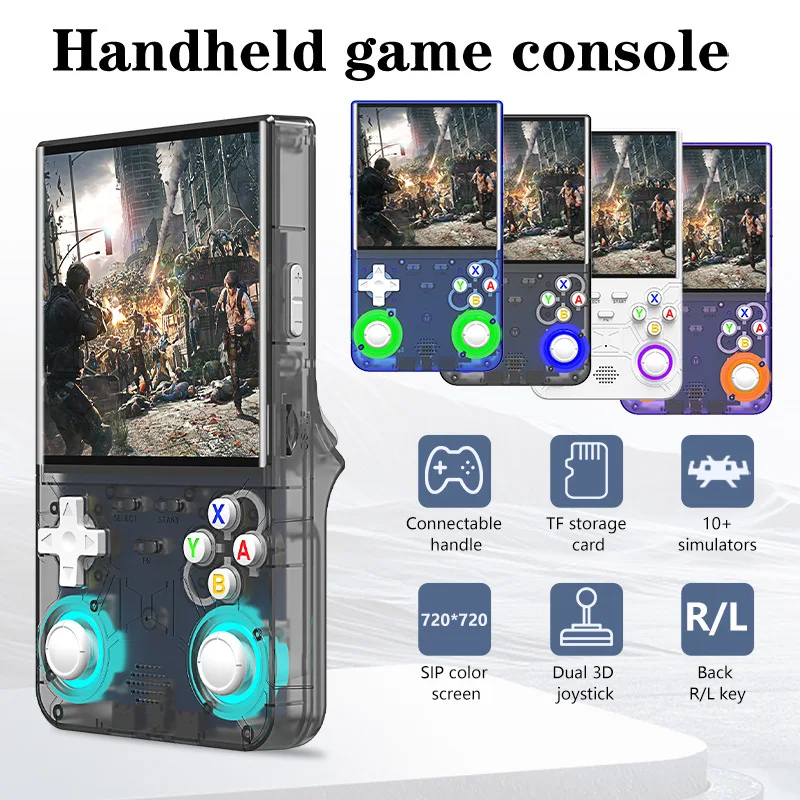 R36 Ultra Open Source Handheld Game Console WiFi Portable Retro Arcade Linux Dual System Game 4.0 PSP