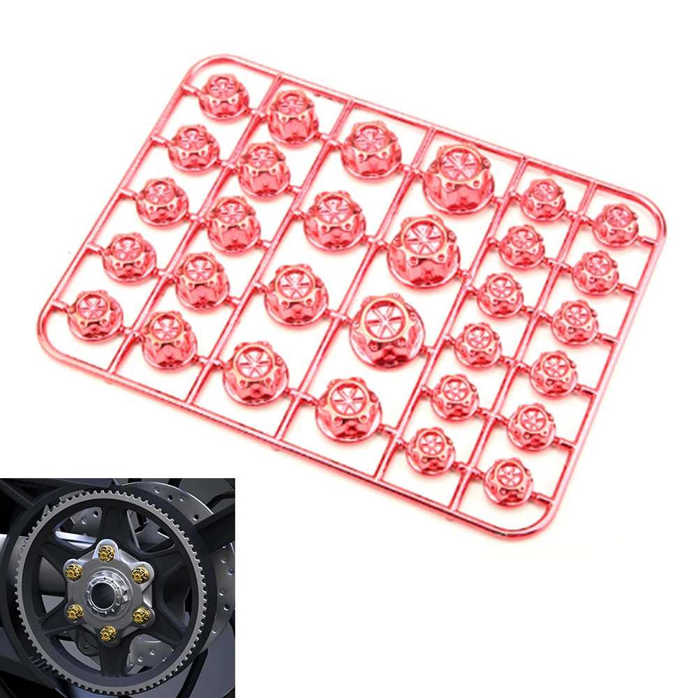 30PCS Universal Motorcycle Screw Cap Decorative Molding For Honda NC700X CB400 CB500X CB650F CB1000R PCX125 PCX150 CB1100 CB600F