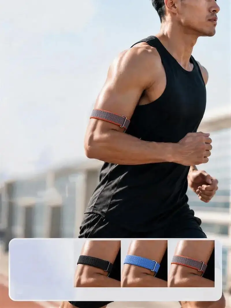 Nylon-Schlaufen-Bizeps-Sportarmband für Google Fitbit Air Armband Schnelltrocknendes Atmungsaktives Armband Zubehör für Fitbit Air Armband – Detail 14