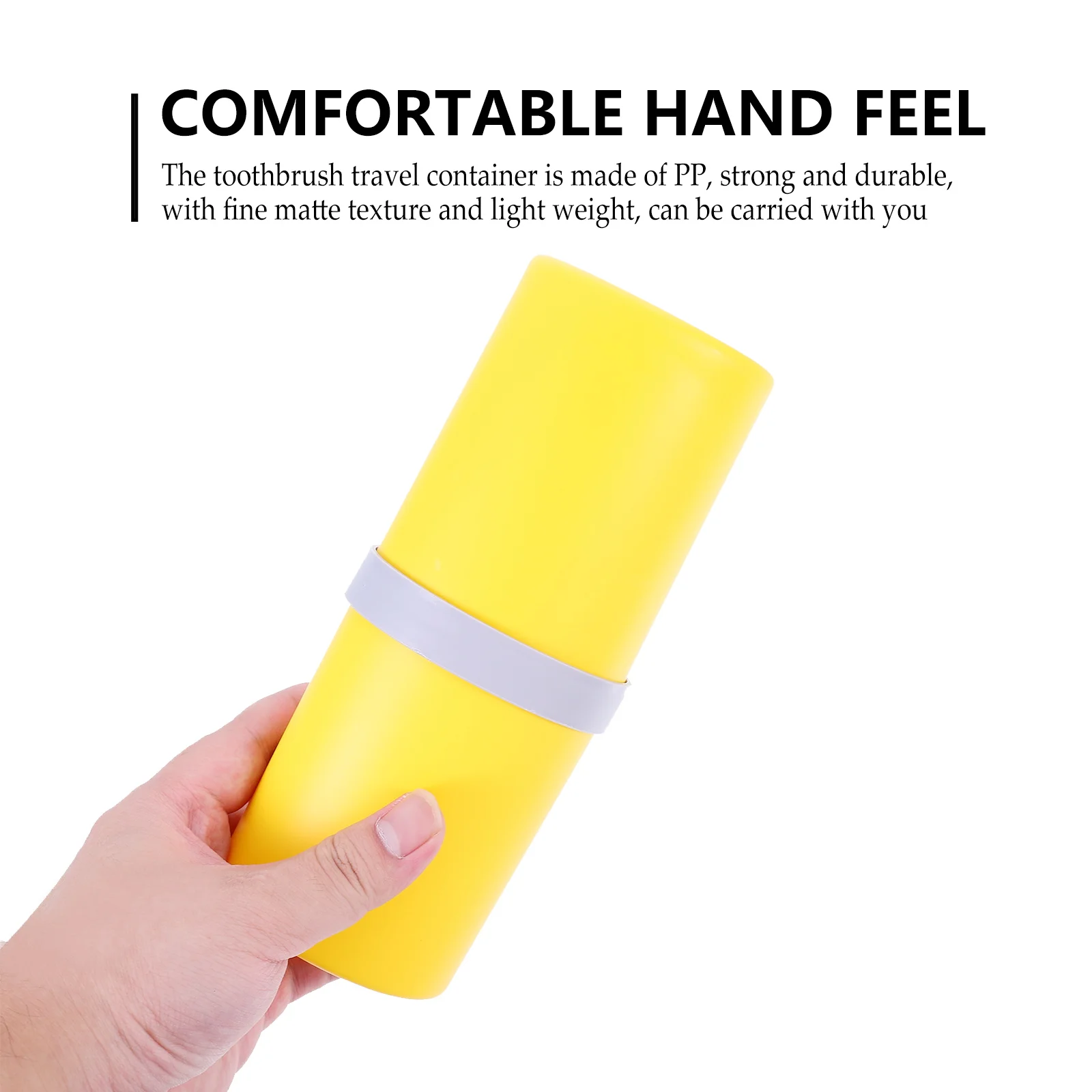 2 قطعة صندوق تخزين مادة Pp المحمولة كوب السفر المنظم لفرشاة الأسنان معجون الأسنان متعددة الوظائف كوب لفرشاة الأسنان مانعة للتسرب #6