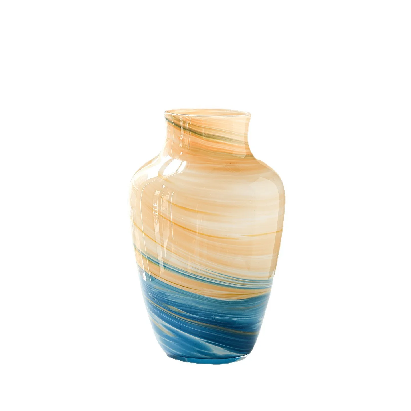 PYH Vase, glasiert, luxuriös, hochwertig, farbenfroh und ansprechend, Glas-Blumengefäße