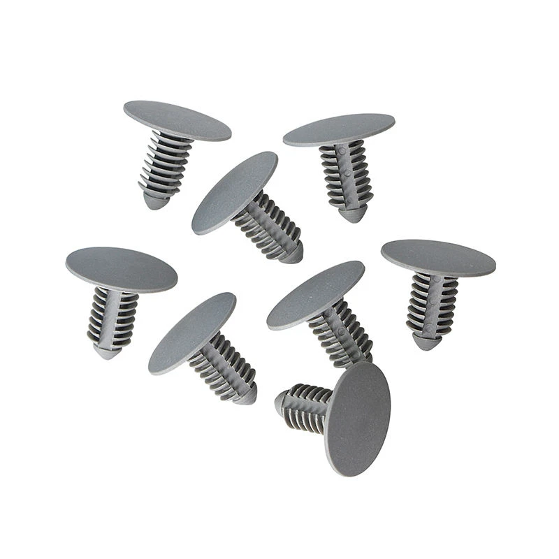 OEM 10Pcs Fit For 9mm Hole Plastic Christmas Tree Clips Spring Auto Clip Plastic Rivet Clip Automobile Plastic Fastener   A137