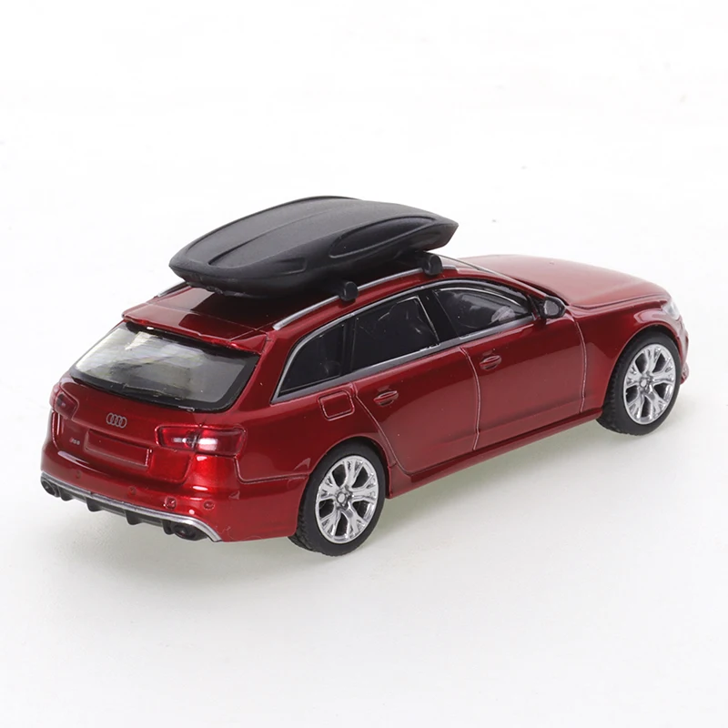 Xcartoys 1/64 Audi Rs6 C7 Metallic Rode Auto 'S Gelegeerd Motorvoertuig Diecast Metalen Model Kids Xmas Cadeau Speelgoed Voor Jongens