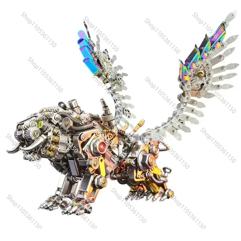 3D Mechanical Metal Assembly Model Kits DIY Mechanical Puzzle Animal Toys for Children Adults
