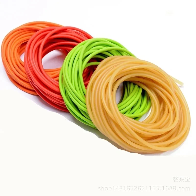 

5/10m Outdoor 2050 Natural Latex Rubber Tube Stretch Elastic Slingshot Replacement Band Catapults Sling Rubber