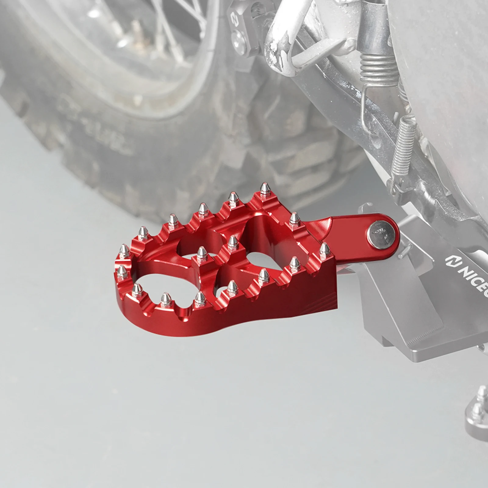 NICECNC Für Honda XR650L 1993-2025 Motorrad CR80R CR85R XR250R XR400R XR600R XR650R Fußrasten Fußstützen Pedale – Detail 12