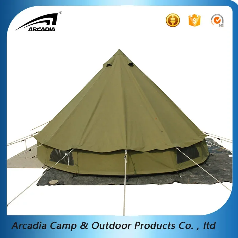 Heavy Duty 5M Family Camping Bell Tent