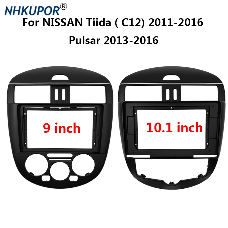 

2 Din Car Radio Head Unit Fascia For NISSAN Tiida(C12) Pulsar Auto Stereo Install Surround Dash Panel Trim Bezel