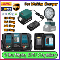 DC18RC Lithium-Ion Battery Charger with LED Screen For Makita 14.4V-18V Lithium-ion Battery BL1830 BL1840 BL1850 BL1815