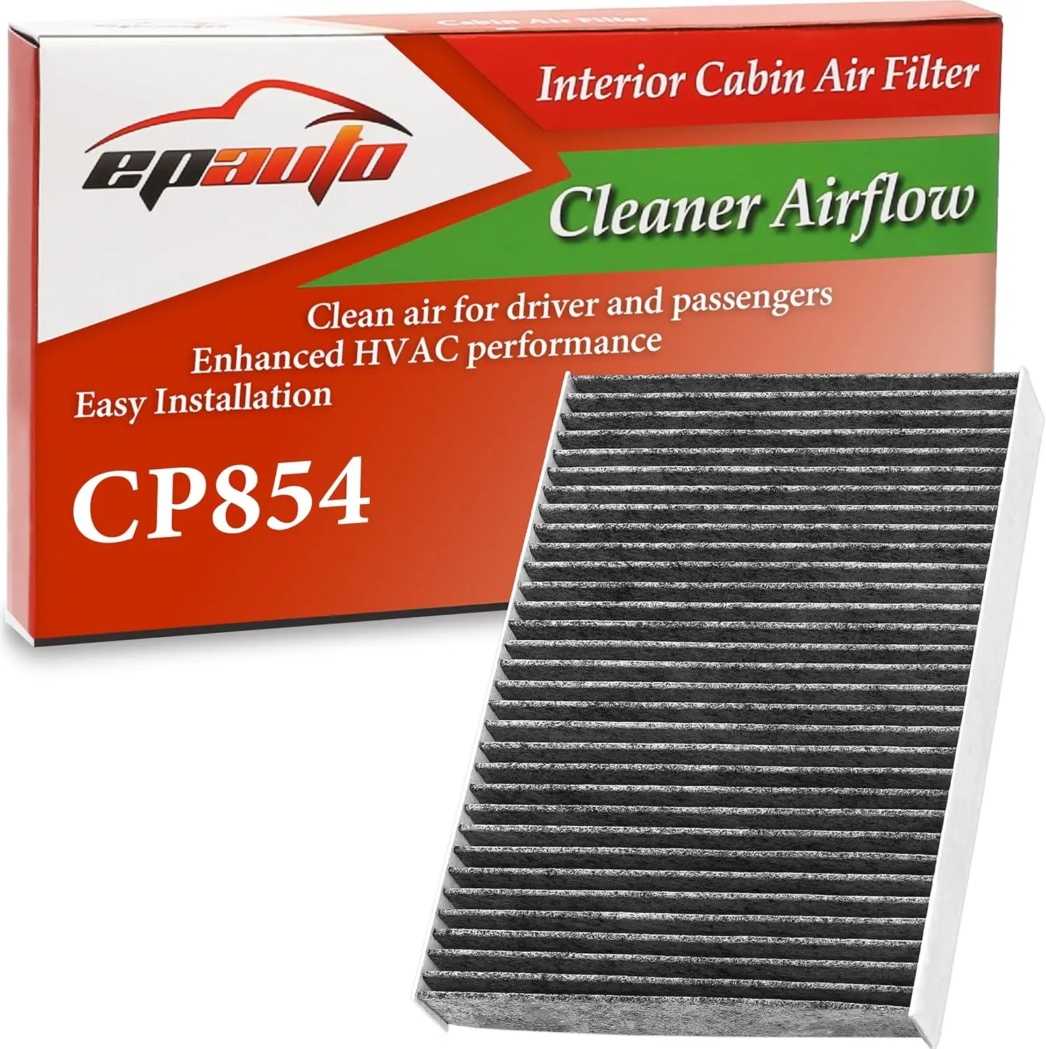 

CP854 (CF11854) Воздушный фильтр салона включает замену активированного угля для Nissan Rogue (2014-2020), Rogue Sport (2017-2022)