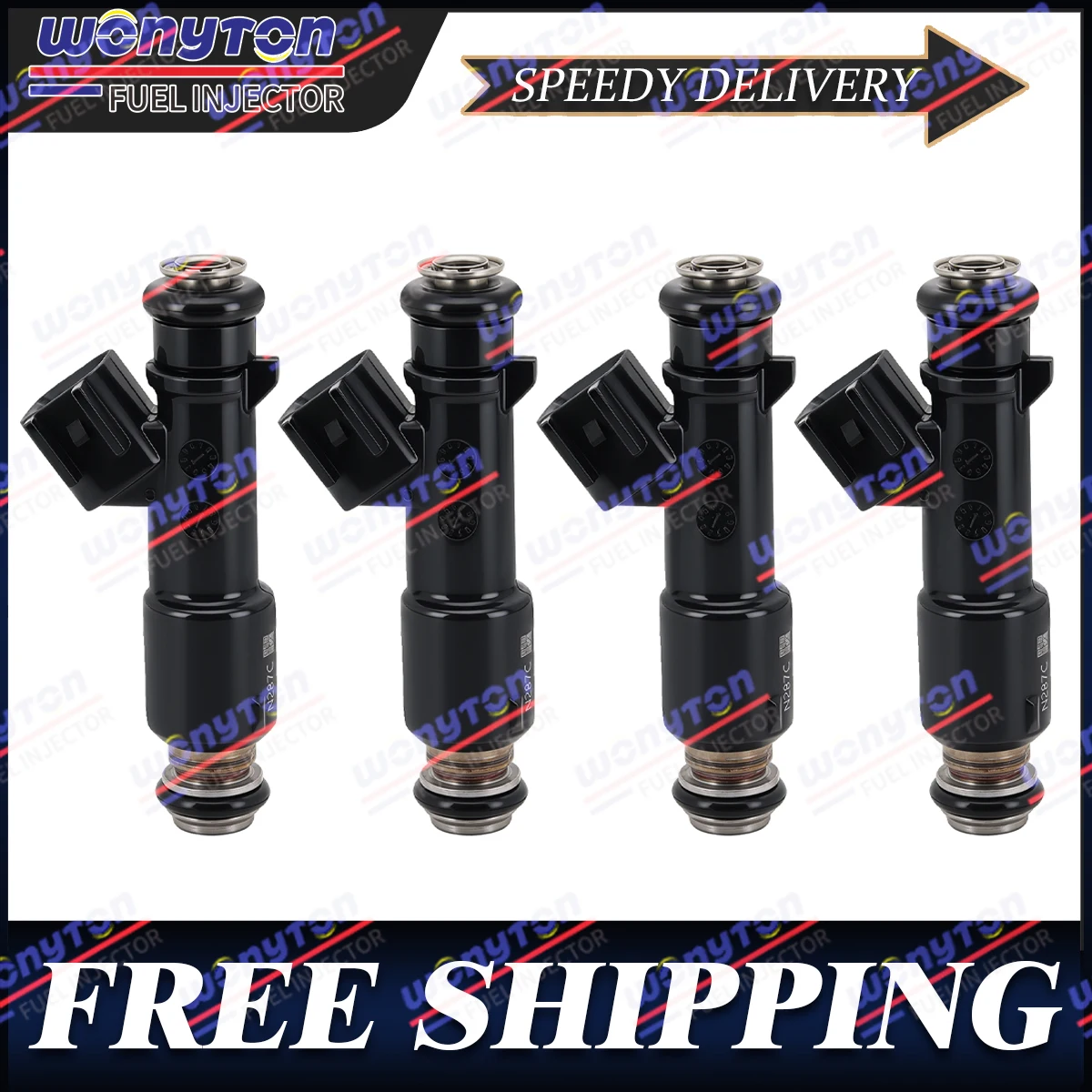 Set of 4 Fuel Injectors 12582219 For 2005-2010 Chevrolet Cobalt 2006 Pontiac Pursuit 2.2L