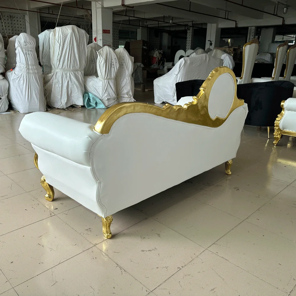 King And Queen Royal Luxury Wedding Throne Chair For Groom And Bride