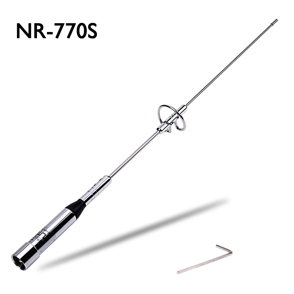 NL-770S Dual Band VHF/UHF 100W Car Mobile Ham Radio Antenna for TYT 17.5in