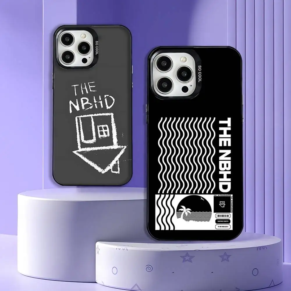 

The N-NBHD Neighbourhood BAND Phone Case For iPhone 17,16,15,14,13,12,11,Pro,Max,Plus,E,Air,Mini Black Tpu Cover