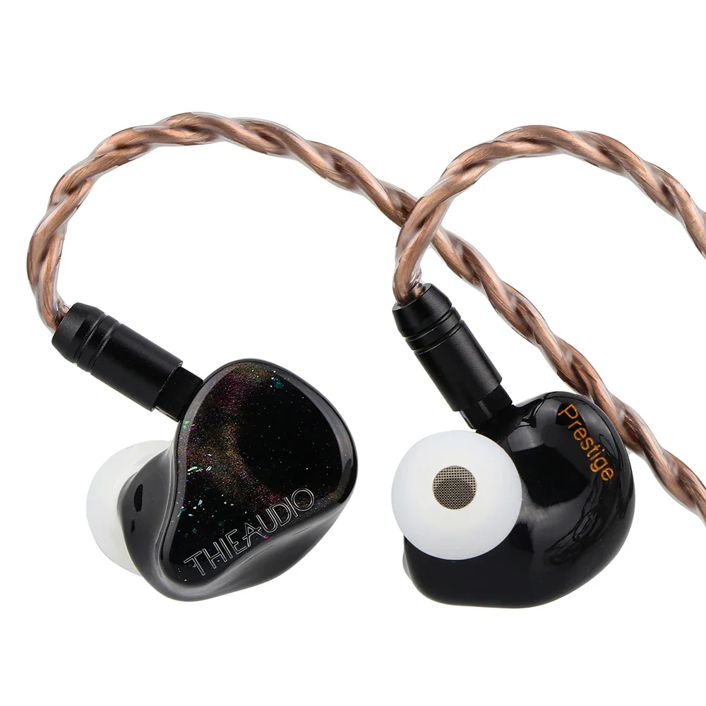 Perfect Quality colorful THIEAUDIO Prestige 4EST 4BA1DD Flagship In-Ear  earphone wired in ear 3.5mm earphone with mic