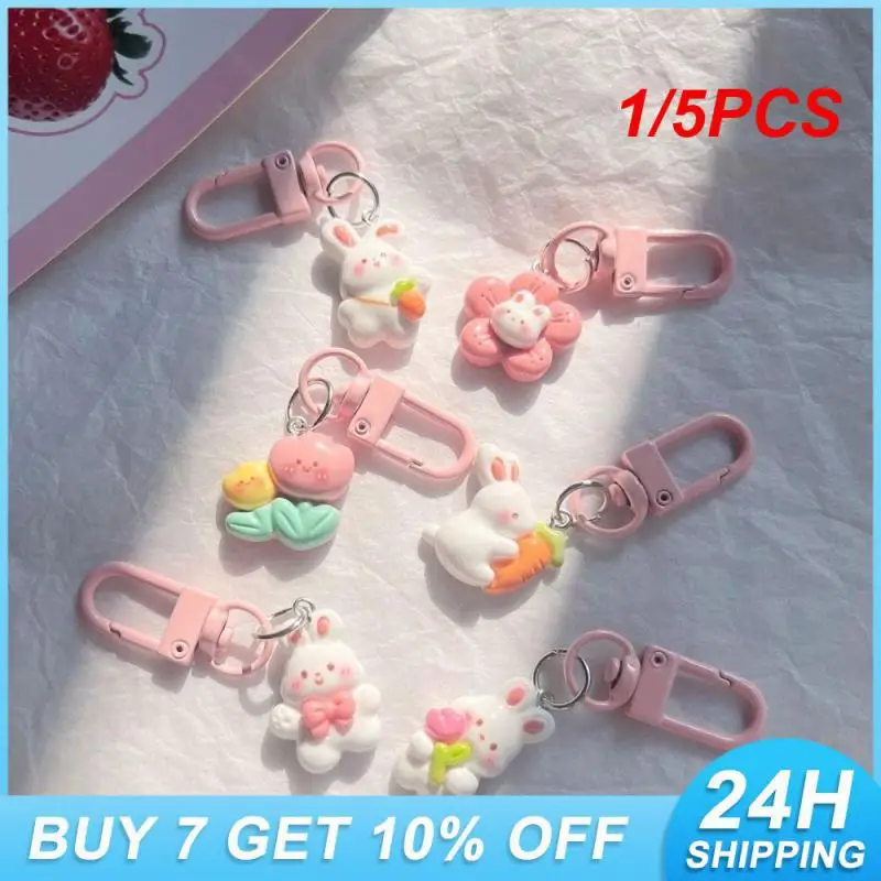 1/5PCS Durable Handmade Key Chain High Quality Firmly Wear Resistance Carrot Keychain Innovation Not Easy To Break Easy To Clean