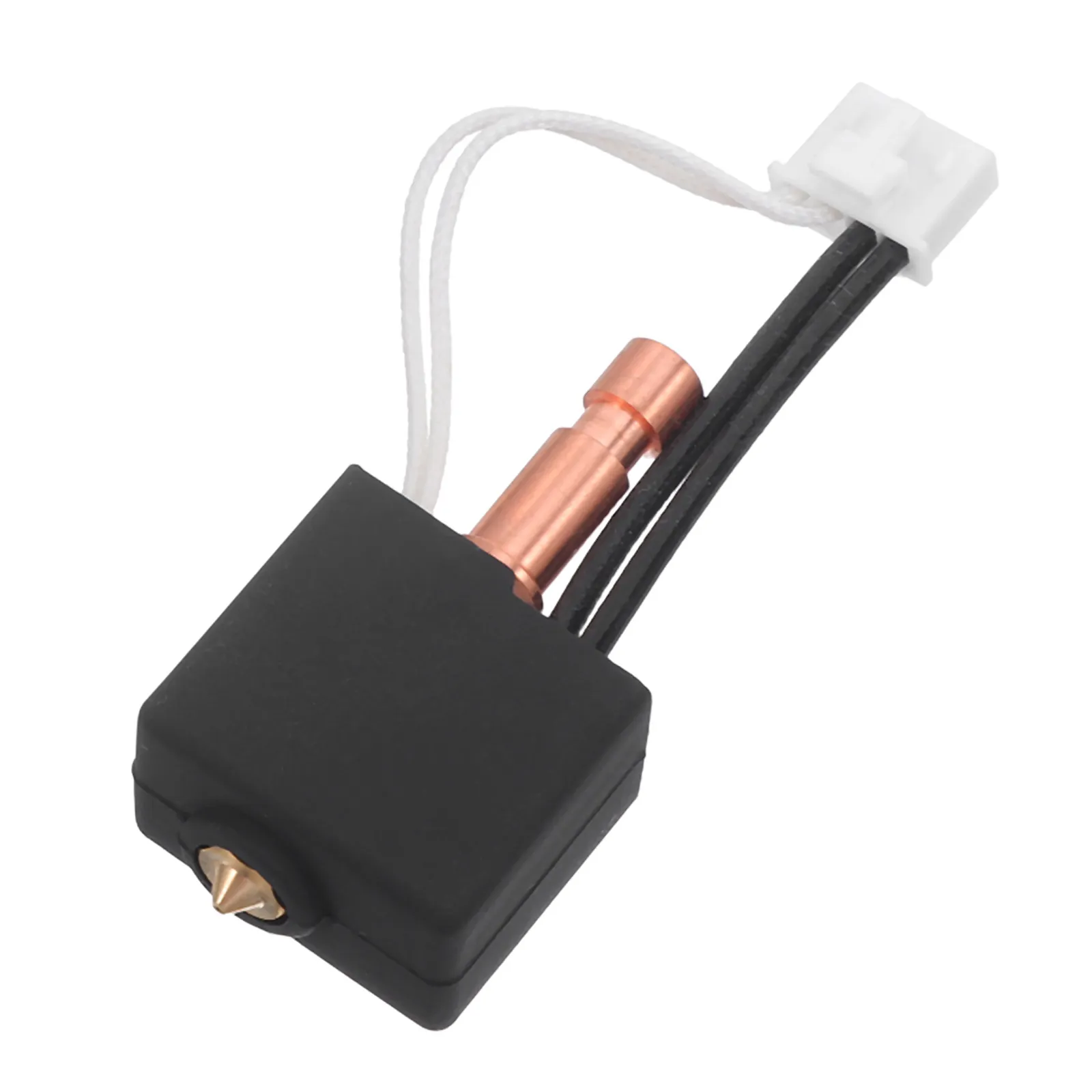 

3D Printer Hot End Kit Dual Metal Throat Extruder Replacement High Performance Brass Nozzle Printhead Upgrade Quick-Release