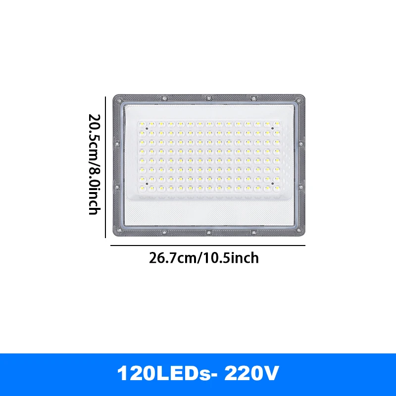 NONE LED Flutlicht Strahler AC220V 240V 500W 300W 200W 100W Outdoor LED Licht Flutlicht IP66 Wasserdicht Garten Beleuchtung Straße 6