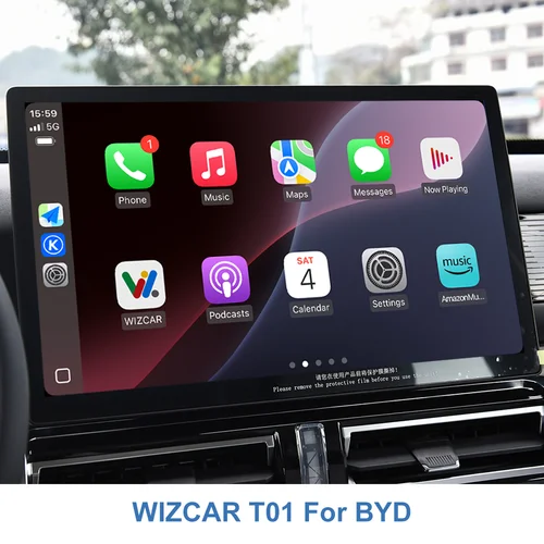 Imagen 2 del producto BYD Song Plus Tang Yuan Pro WIZCAR E01 mapa de Google Spotify música multilingüe Apple CarPlay Android Auto para versión China BYD Auto