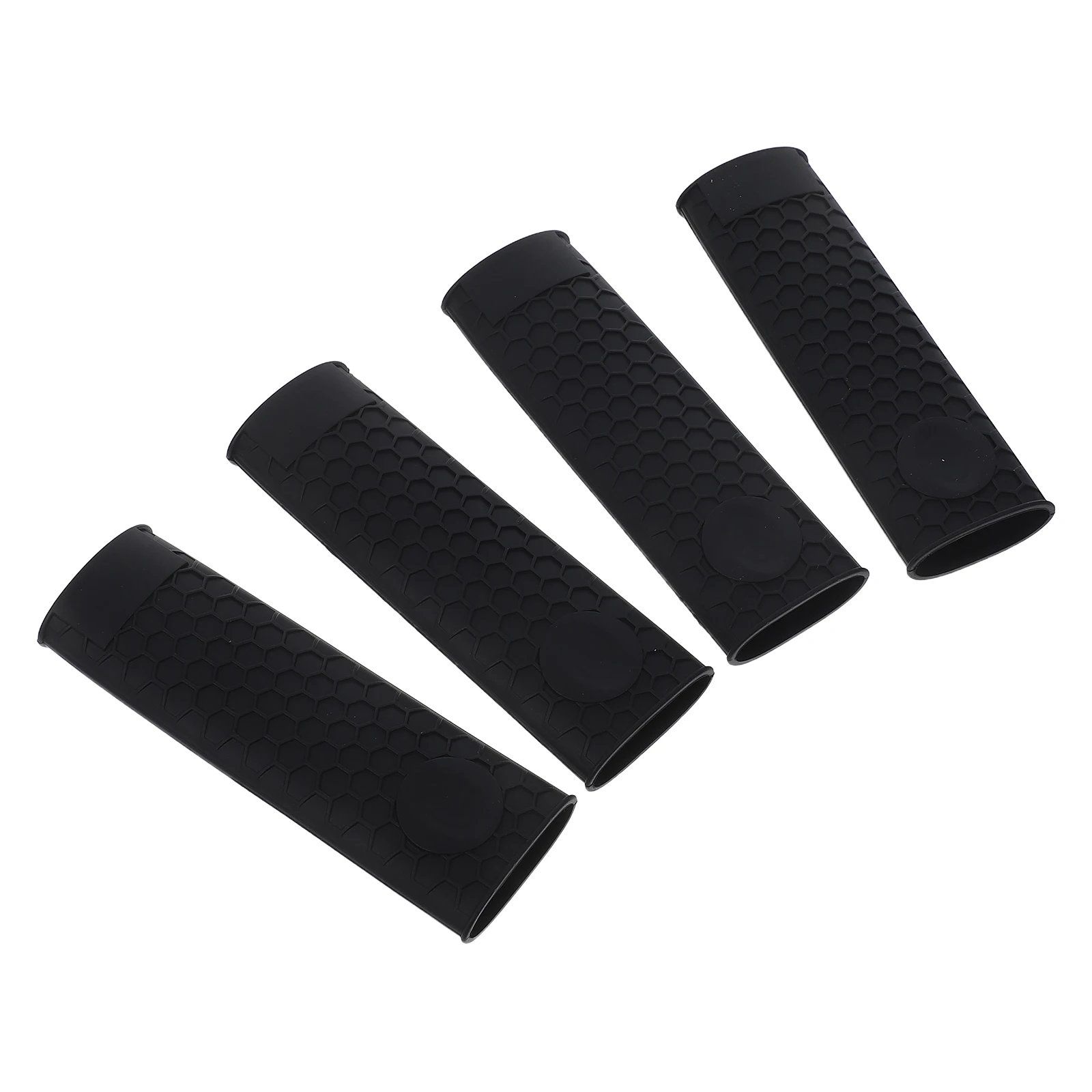

4pcs Silicone Pot Handle Holder Heat Resistant Non-Slip Skillet Handle Cover Insulated Potholder Sleeve For Cast Iron Pans