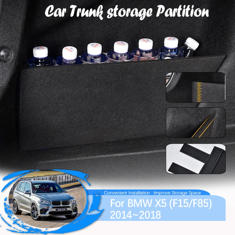 

Car Trunk Storage Partitions For BMW X5 M F15 F85 2014 2015 2016 2017 2018 Anti-dirty Cargo Pads Storage Covers Auto Accessories