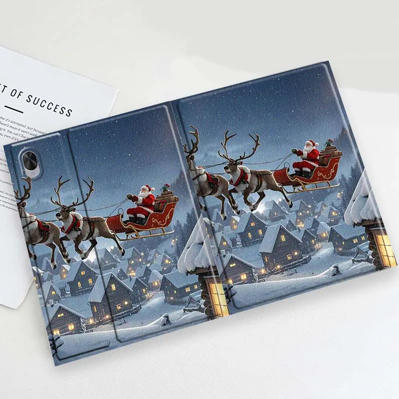 Christmas Santa Claus Fashion For Huawei MediaPad 11 M5 M6 ES Pro M5Lite Honor Pad V7 V8 X7 X8 X9 GT Pro Tab Tablet Case Soft