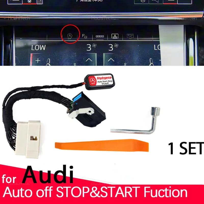 For Audi A1 A3 A4 A5 A6 A7 A8 TT TTS Q2 Q3 Q5 Q7 Q8 Automatic Start Stop Engine System Off Eliminator Control Sensor Plug Cable