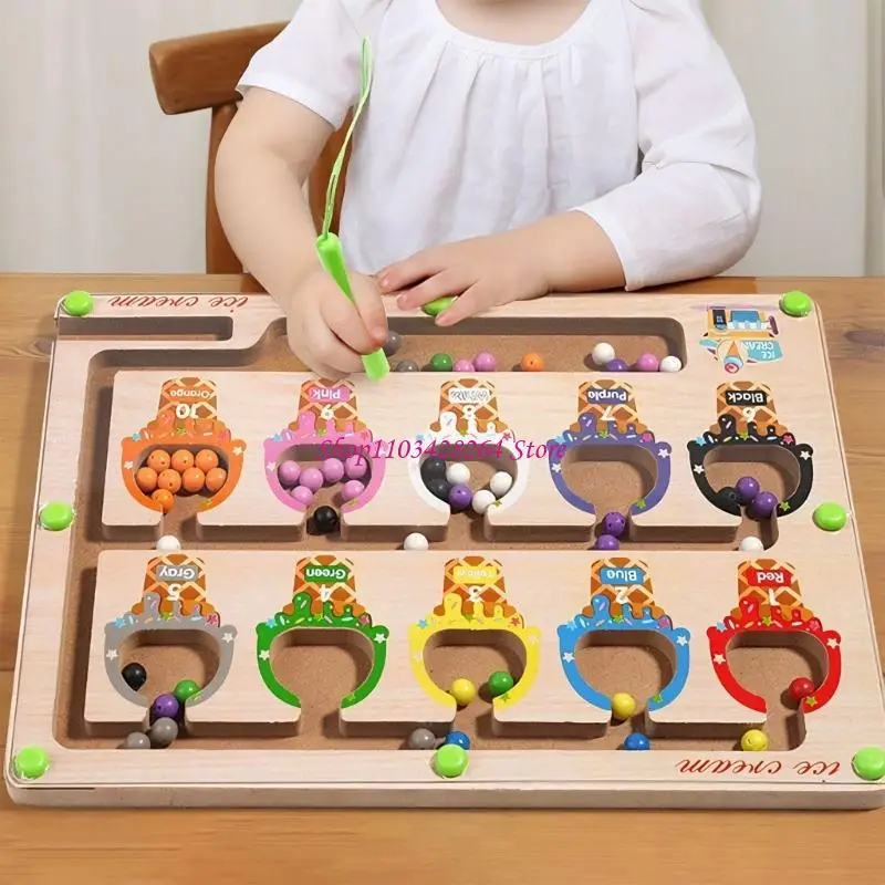 

Interactive Wooden Number Color Sorting Game for Parent Kids Bondings