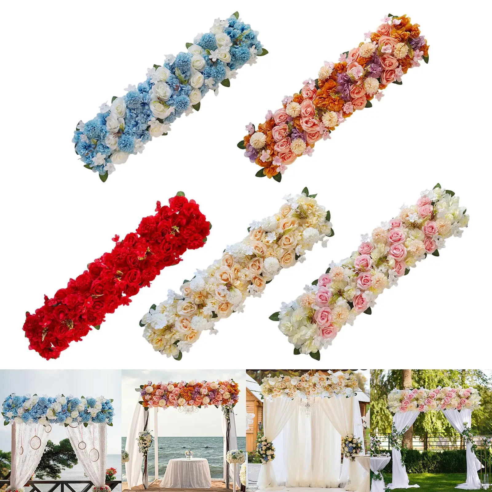 

Arch Flower Panel Versatile Flower Arrangement for Wedding Ceremony Outdoor