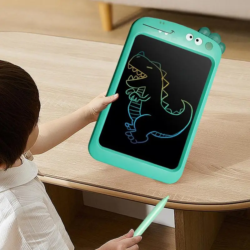 Tablette d'Écriture LCD Colorée pour Enfant, 10 Pouces, Effaçable, avec Fonction de Verrouillage, Planche à Dessin, Jouet, Bas