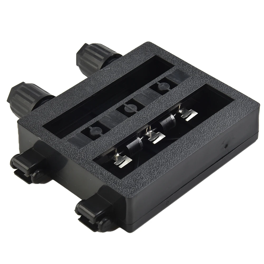 Black DC 1000V IP65 6.5A PV Module Box Junction Box Panel Solar 2 Diodes 50W-120W 6A For Junction Box PV PPO 1PC