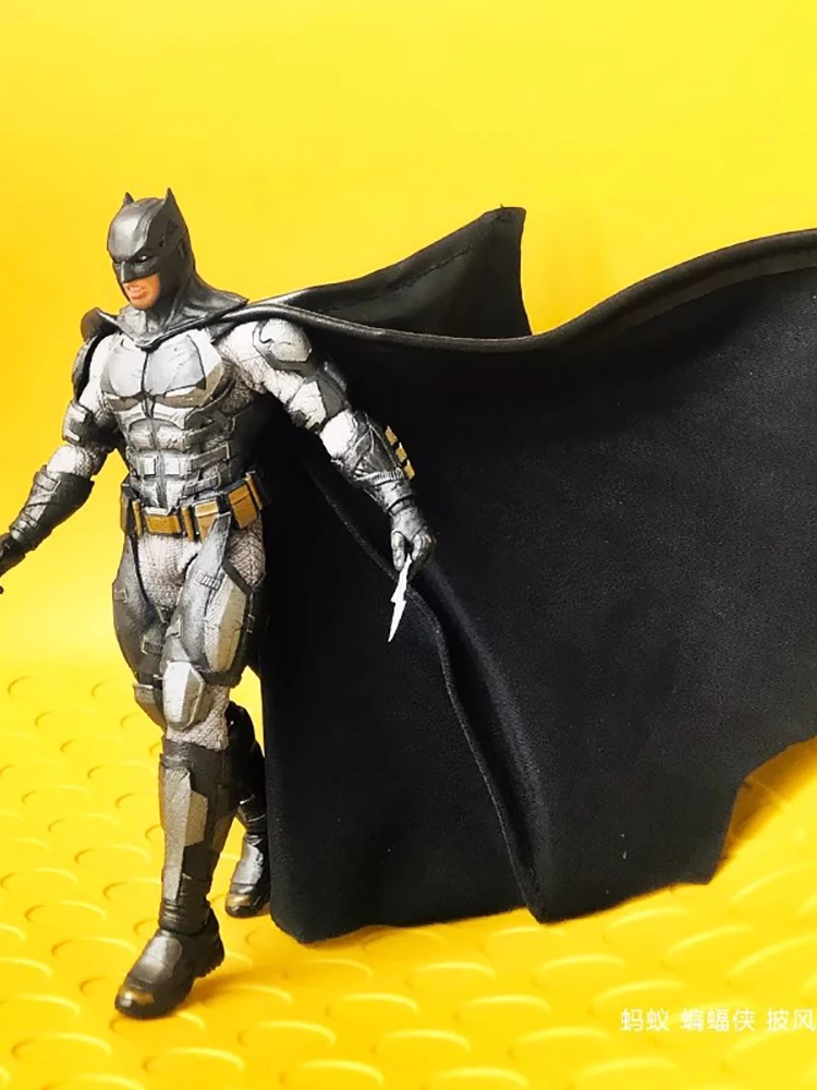 1/12 quadrinhos tático morcego escuro mutante homem herói soldado mini capa longa fio em forma de manto brinquedos acessório para 6 "mista figura de ação