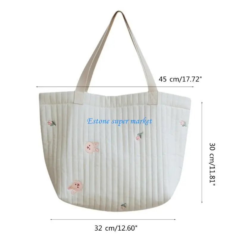 090B حقيبة حفاضات خفيفة الوزن ومتعددة الوظائف ذات سعة كبيرة لعربات الأطفال وحقيبة الحفاضات #6