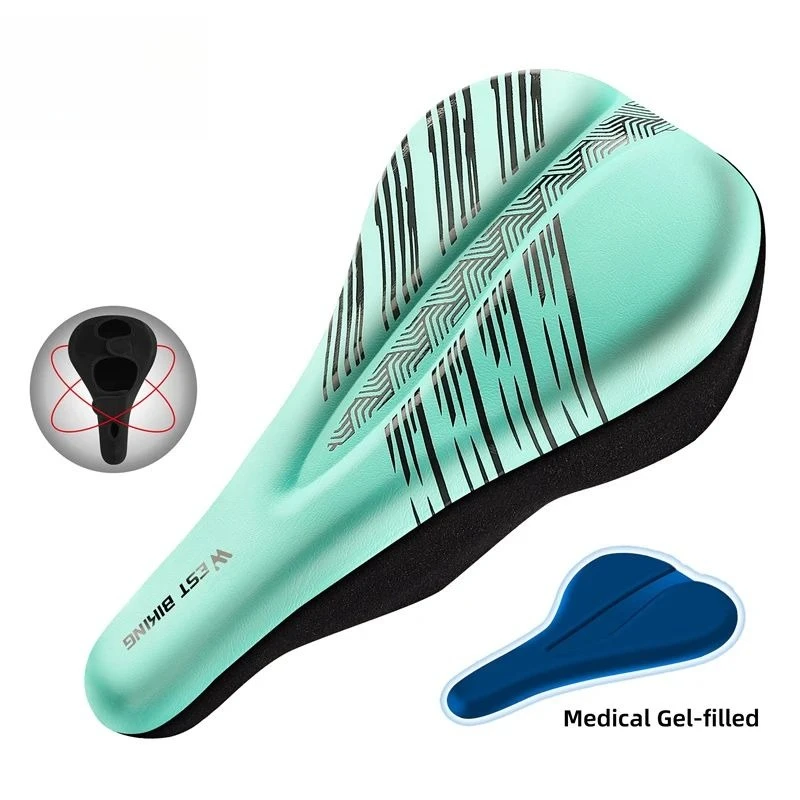 

Bicycle Saddle Anti-slip Waterproof Saddle Cover Soft Cushion Padded Sport Bicycle Outdoor Shock Absorption Cycling Seat Cover
