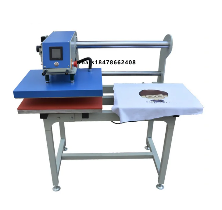 Double Station 3D Sublimation Cap T Shirt Logo Label Thermal Printing Machine Large Format Heat Transfer Press Machines Price