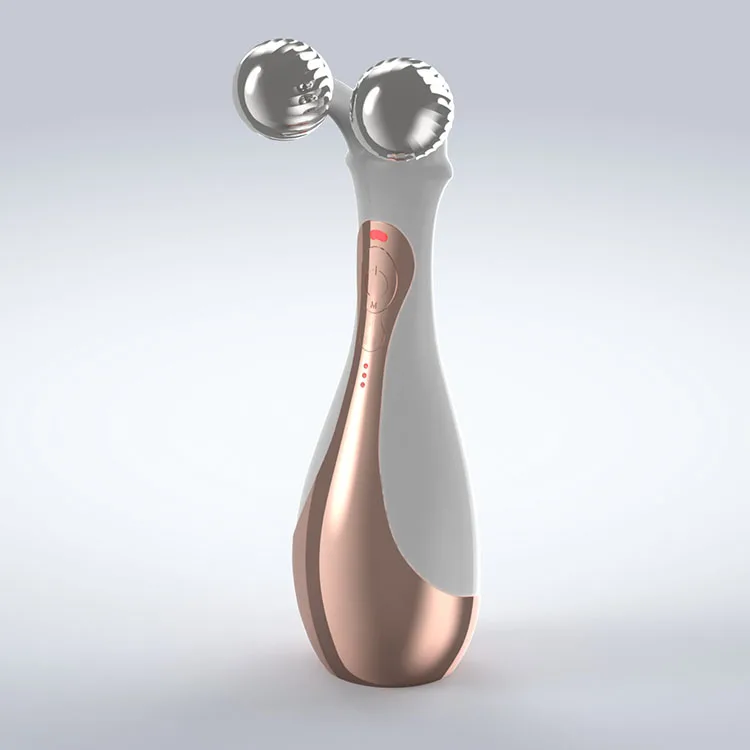 2025 OEM ODM Microcurrent Facial Roller - Vibrating Neck & Face Massage Beauty Device for Home Use