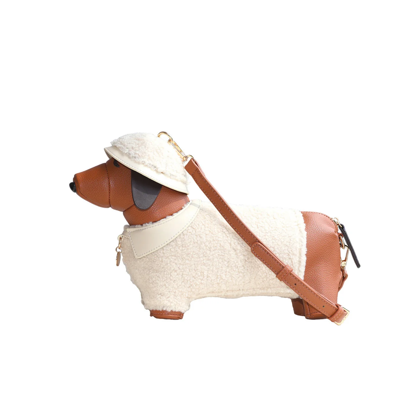 Geldbörsen und Handtaschen für Damen, Designer-Umhängetasche aus Leder, niedliche Hundeform, Abendparty-Tasche, Damentasche – Detail 28