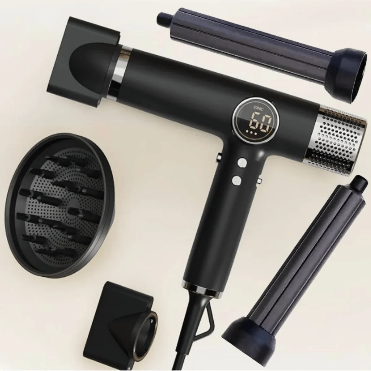 Salon Lightweight Powerful High Speed Professional Leafless Negative Ionic Hair Dryer