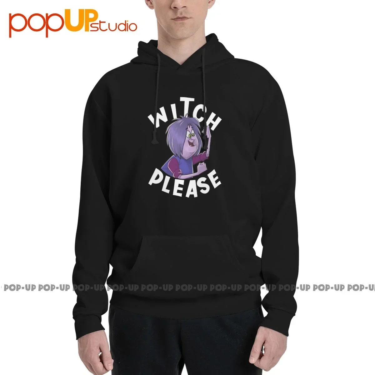 Witch Please Mad Madam Mim Sword In The Stone Fairytale Movie Villain Hoodie Sweatshirts Hoodies Trendy Hip Hop