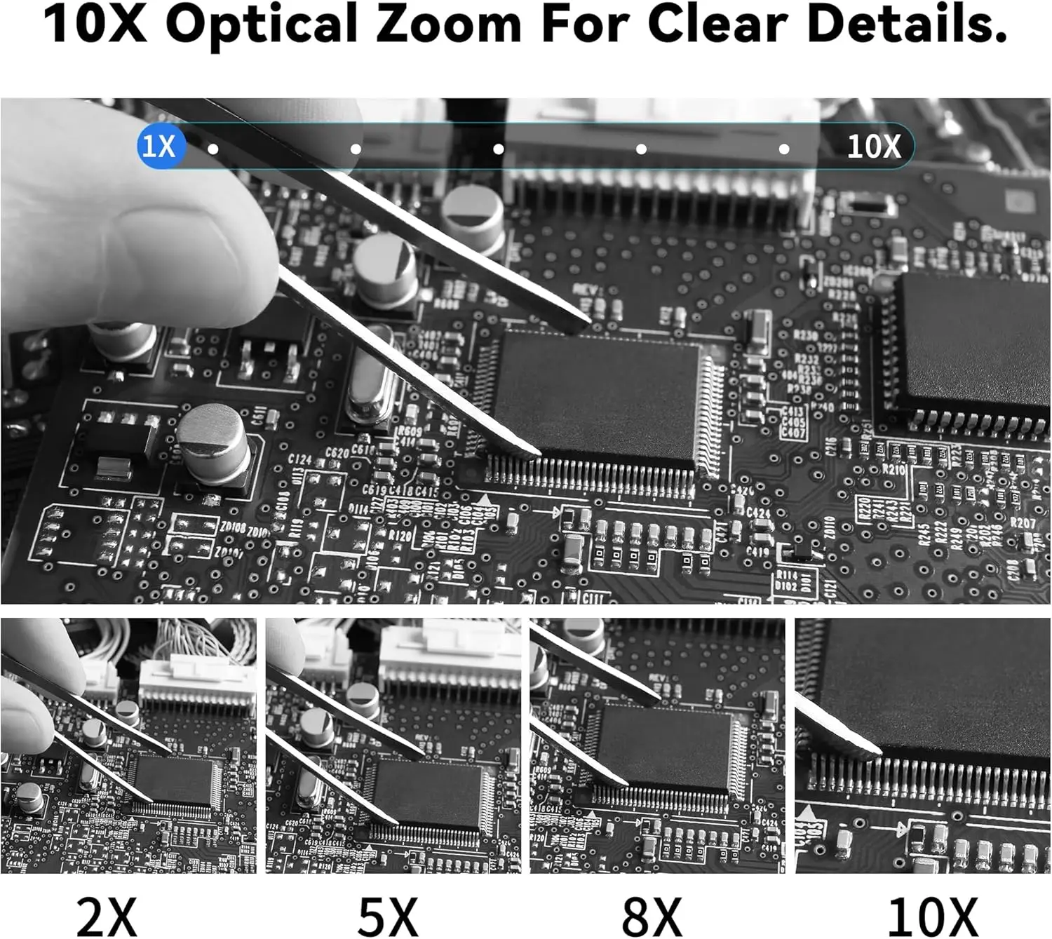 ELP 210FPS Global Shutter USB Camera with Varifocal Lens 800P 120FPS Monochrome Webcam for High Speed Moving Motion Capture