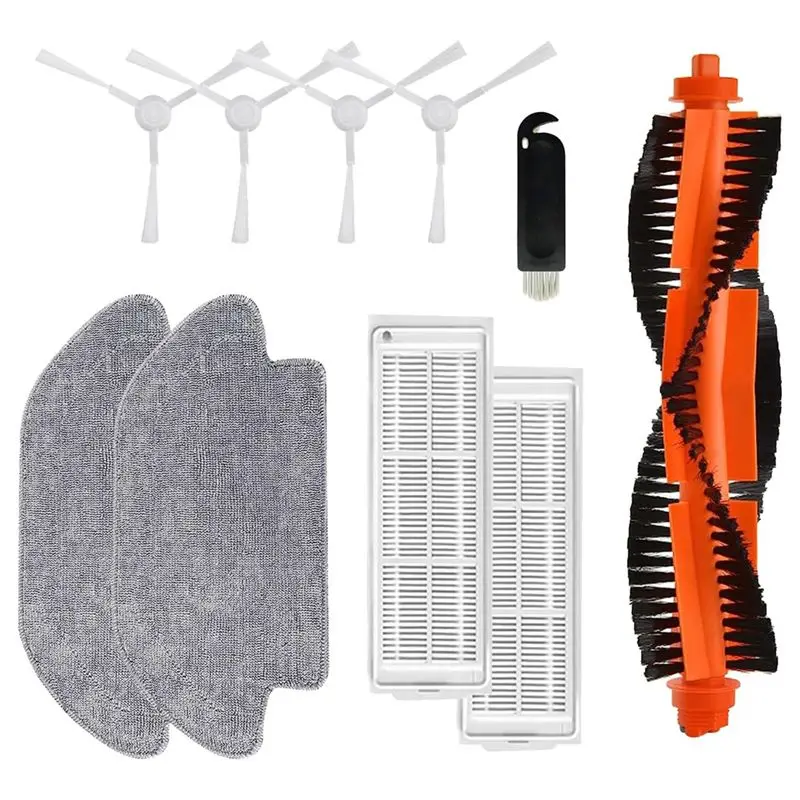 A40Z-Replacement Parts For Mi Robot Vacuum XMSTJQR2S/Mop 2S/STYJ02YM Main Side Brush Hepa Filter Mop Cloth